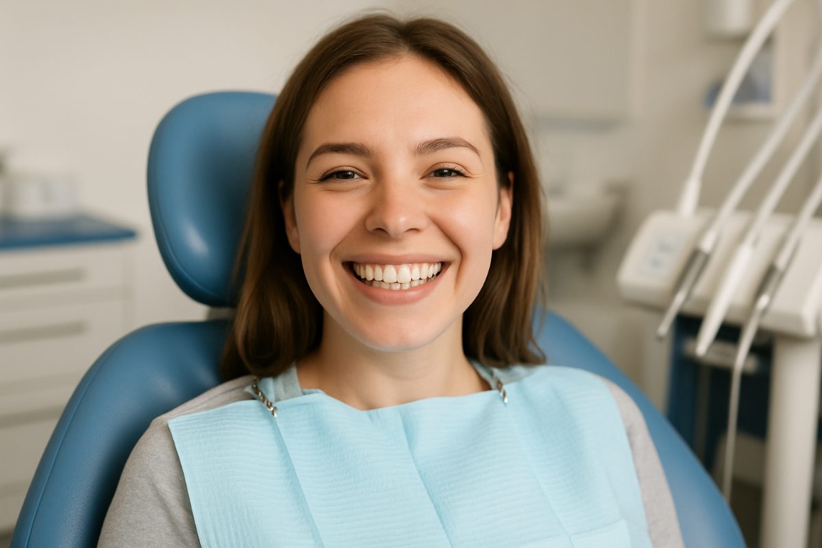 A diverse group of people smiling, showcasing different cheap tooth replacement options, including dentures, bridges, and implants. No text on image.