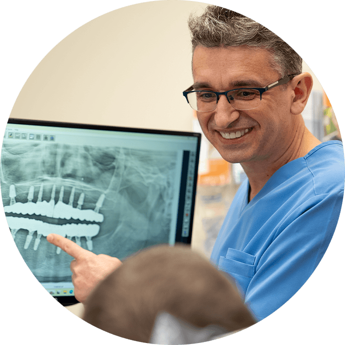 dr c looking at all on 4 scan